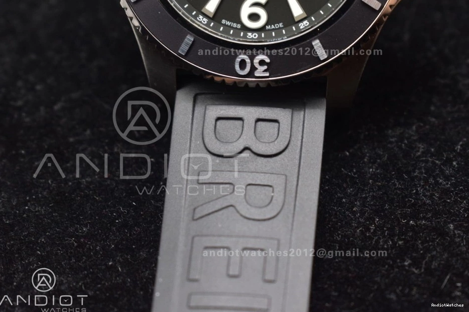 Automatic 467 Versatile Rubber Superocean TF A Edition Black Bezel On Black Best 44 1:1 Dial Strap Black 0829